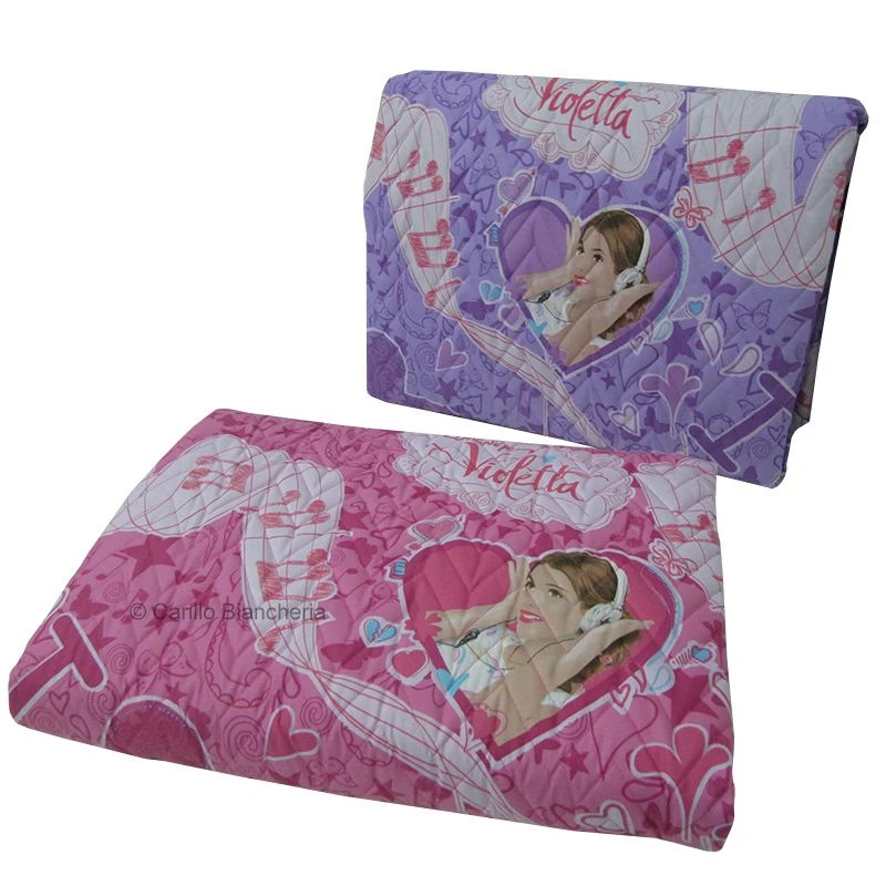 Trapuntino Copriletto Disney Violetta Love Passion Music Singolo Una Piazza H649 - immagine 3