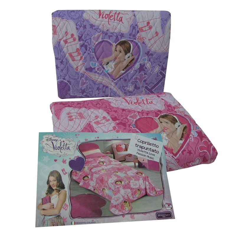 Trapuntino Copriletto Disney Violetta Love Passion Music Singolo Una Piazza H649 - immagine 5