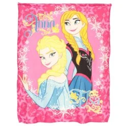 Coperta Plaid Disney Frozen In Morbido Pile L939