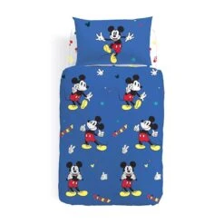 Completo Copripiumino Mickey Retro Disney Caleffi - Dimensioni Varie K466