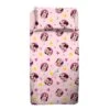 Completo Lenzuola In Flanella Minnie Disney Per Letto Singolo J972