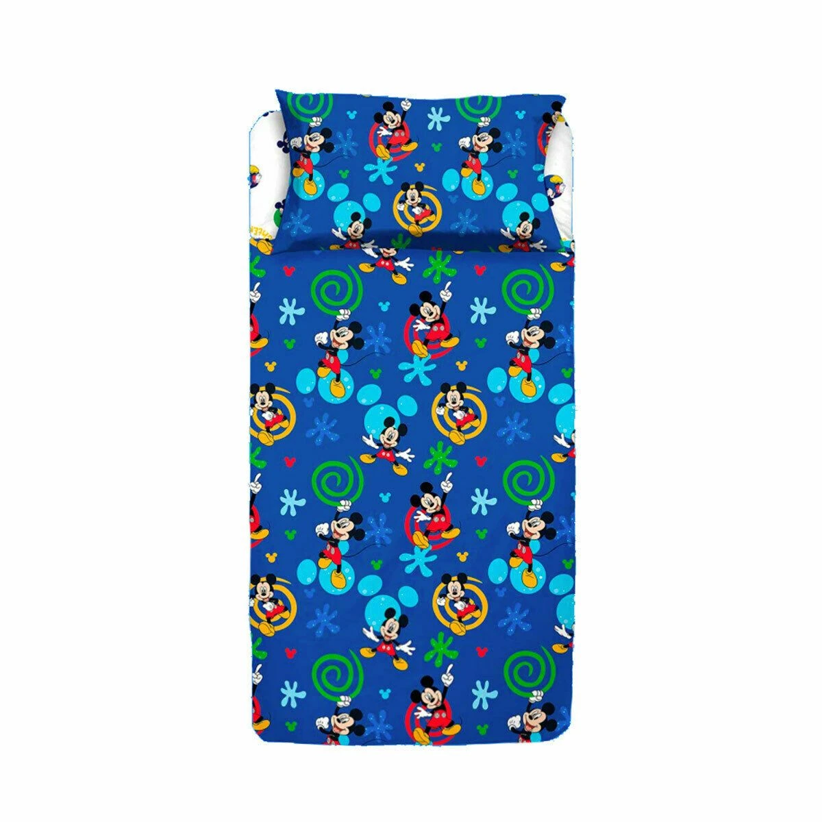 Completo Lenzuola Mickey Mouse Disney Per Letto Singolo K012