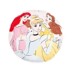 Cuscino Arredo Princess Disney Sagomato Stampato Rotondo K245