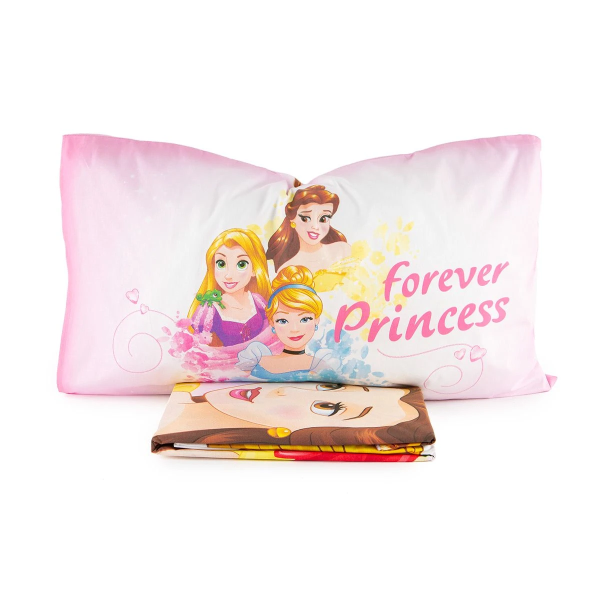Parure Copripiumino Forever Princess Disney Per Letto Singolo W558 - immagine 2