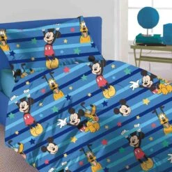 Parure Copripiumino Topolino Disney Per Letto Singolo J867