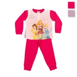 Pigiama Bambina Princess Disney In Caldo Cotone 0707 J674