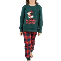 Pigiama Bambina/ragazza Minnie Disney In Caldo Cotone 54394 Z246