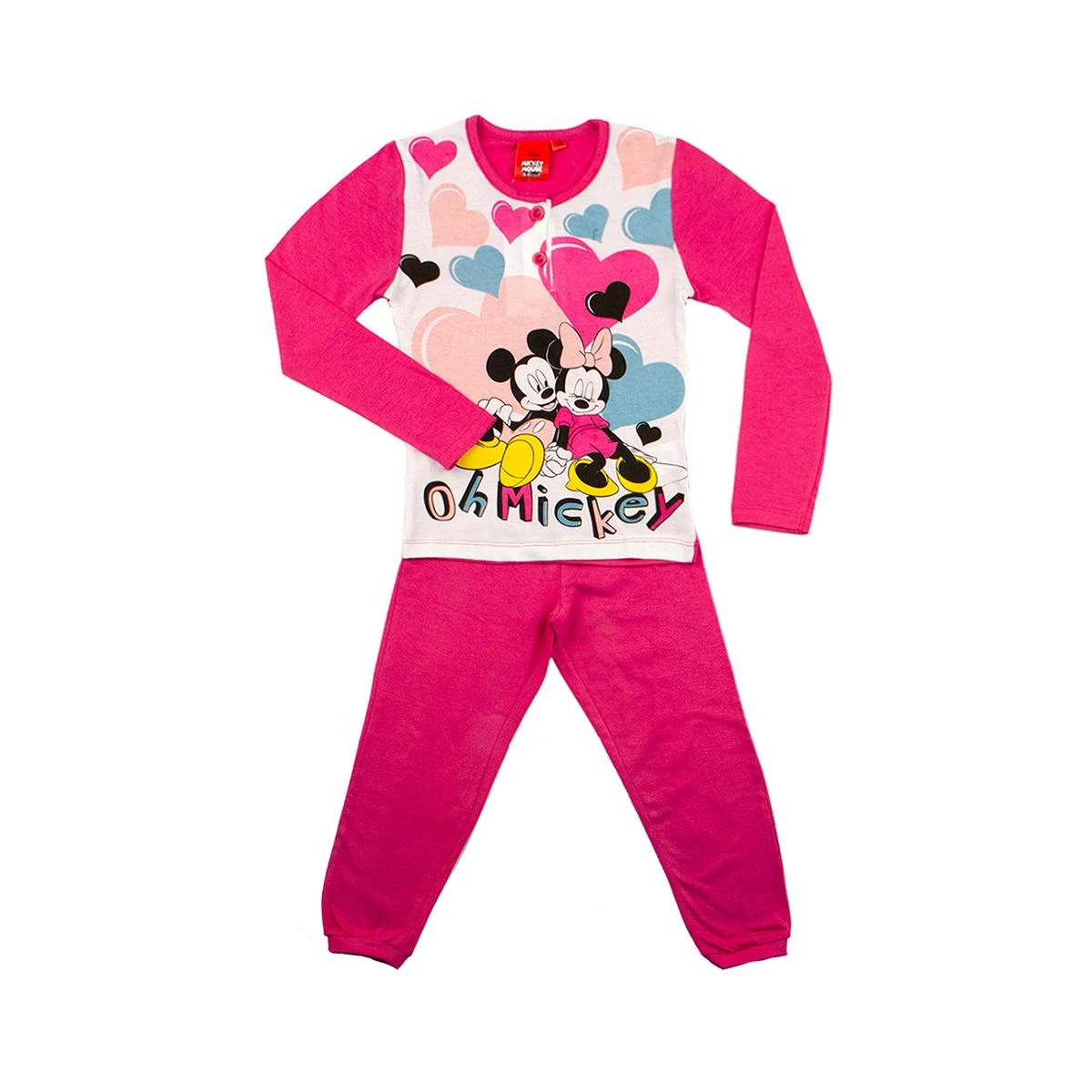 Pigiama Bambina Minnie Disney In Cotone WD220091 Y287 - immagine 3