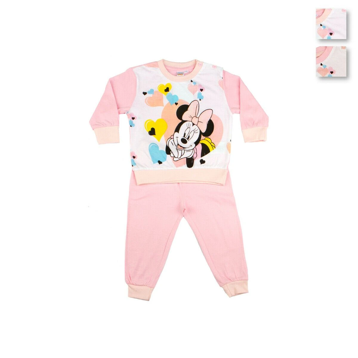 Pigiama Neonata Minnie Disney In Cotone ED101755 Y718