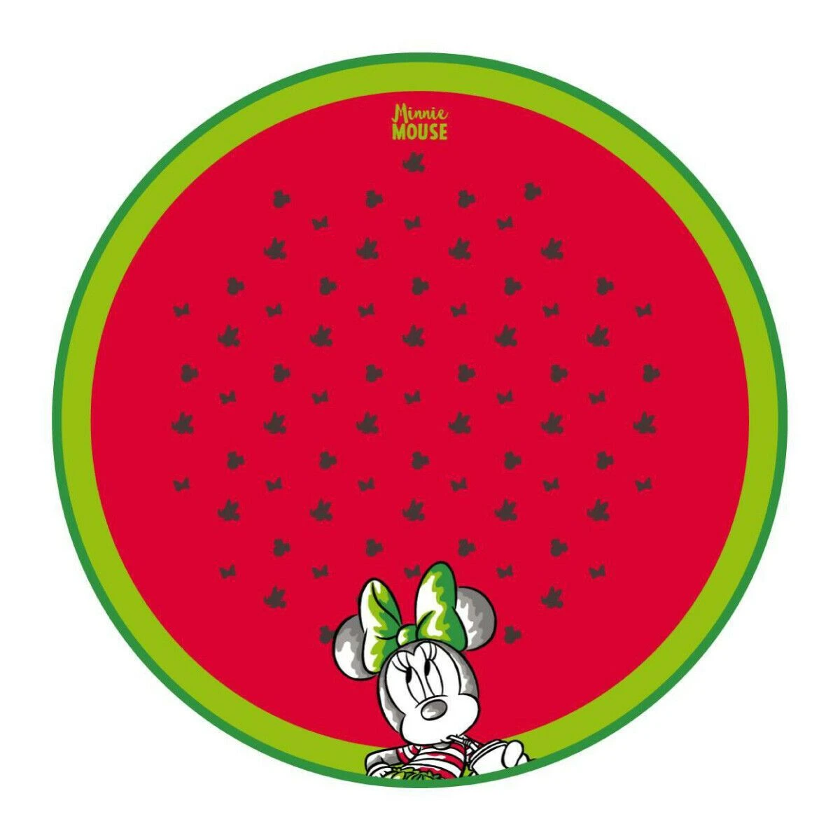 Telo Mare Rotondo Minnie Disney In Microspugna Z071