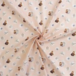 Tessuto Cotone Al Metro Frozen Disney Altezza 150 Cm W335