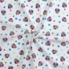 Tessuto Cotone Al Metro Minnie Disney Altezza 150 Cm Bianco W333