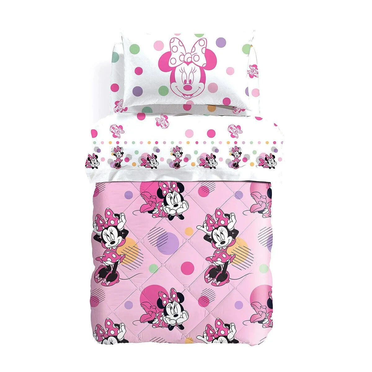 Trapunta Piumone Invernale Minnie Allegra Disney Caleffi - Dimensioni Varie K480