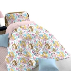 Trapunta Piumone Invernale Princess Disney Per Letto Singolo X137