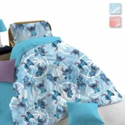 Disney Trapunta Piumone Invernale Stitch Per Letto Singolo X139